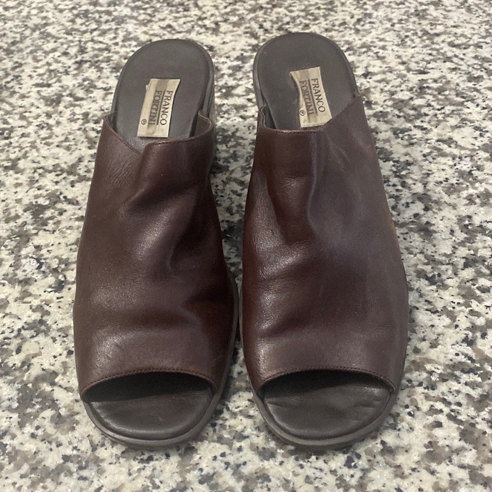Franco Fortini Brown Leather shoes